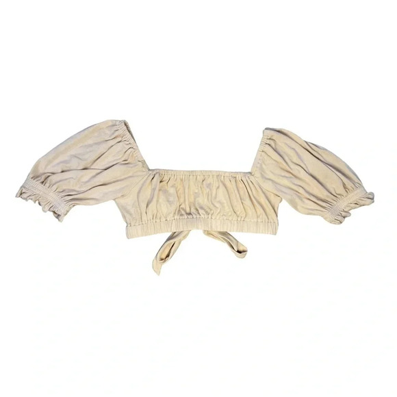 Shareen Collections Australia Tie-Front Top NWT | Nude | Size 8 / Size  Small - Picture 2 of 4